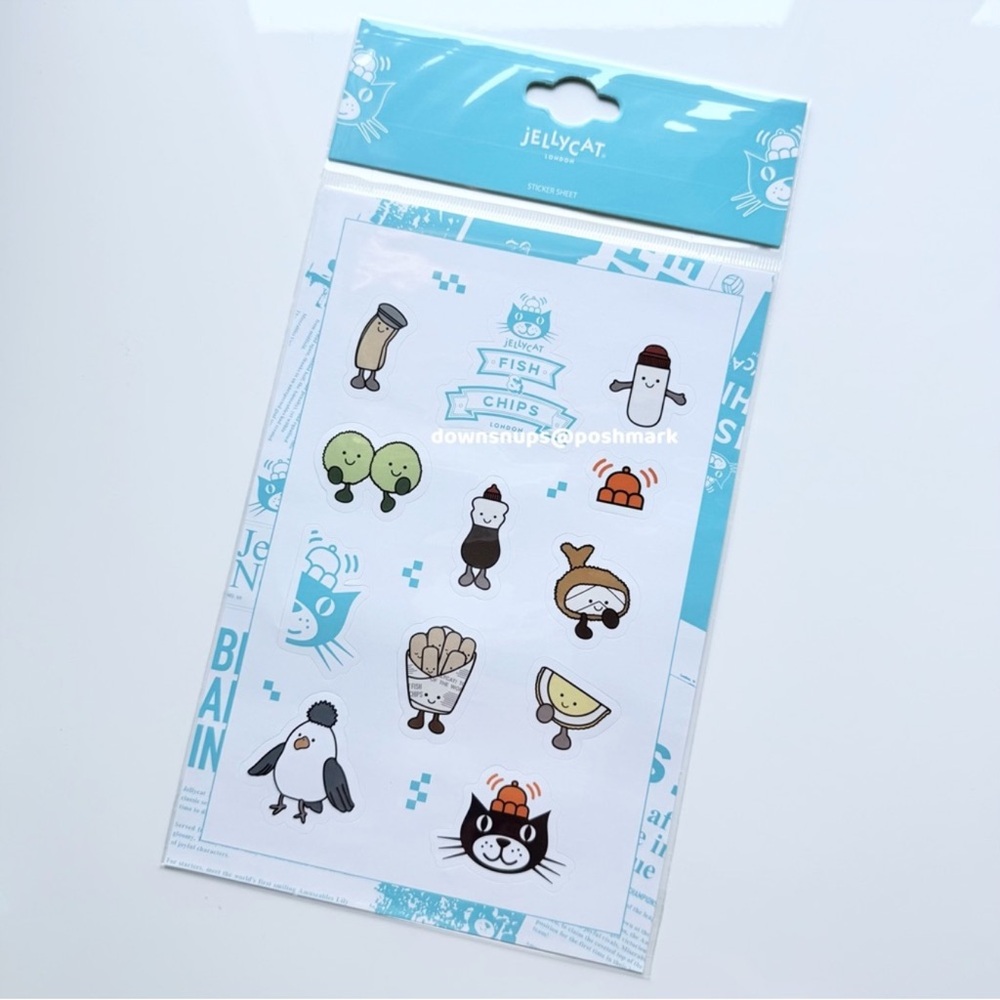 JELLYCAT London Exclusive sticker sheet